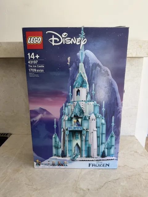 LEGO The Ice Castle 43197 Disney Frozen Complete Set 1709pcs No Mini Figs￼