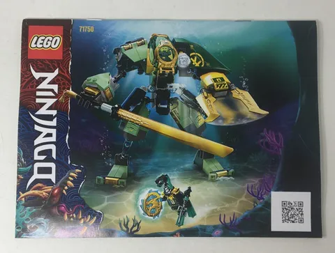 Lego 71750 Ninjago Lloyd's Hydro Mech Instruction Manual Book Only - No Bricks
