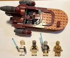  LEGO Star Wars Disney landspeeder 75173 BEAUTIFUL CONDITION 4 Minifigures 