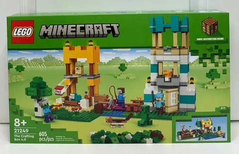 LEGO Minecraft The Crafting Box 4.0 21249 605 pcs Steve Creeper Retired NEW