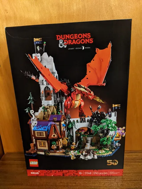 New LEGO Factory Sealed Ideas: Dungeons & Dragons: Red Dragon's Tale (21348)