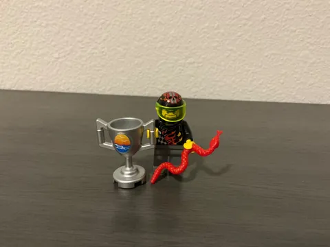LEGO World Racers Minifigure Bart Blaster