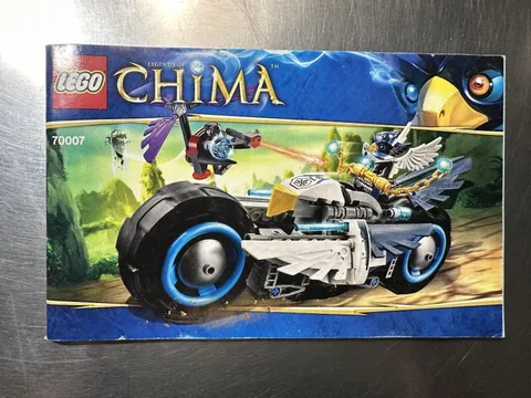 2013 LEGO Legends Of Chima 70007 Manual Booklet Only  Used Condition