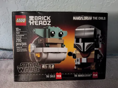 LEGO STAR WARS SET #75317 MANDALORIAN & THE CHILD- BRICKHEADZ FACTORY SEALED