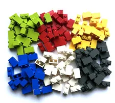 60x LEGO 1 x 2 Building Bricks Classic, 10 each color