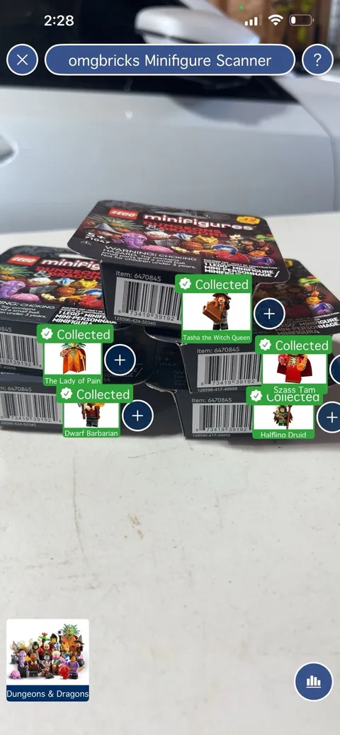 LEGO 71047 Dungeons and Dragons Minifigures Lot of 5 - brand new! Sealed Lady Of