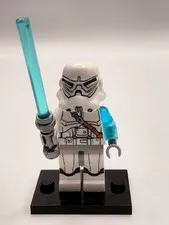 Star Wars Jek-14 (Stormtrooper Helmet) Custom Lego Minifigure 75051 Jedi Fighter