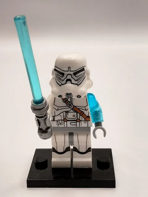 Star Wars Jek-14 (Stormtrooper Helmet) Custom Lego Minifigure 75051 Jedi Fighter