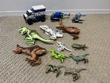 LEGO Jurassic World: Mixed Dinosaur Parts and Assorted Vehicles Lot