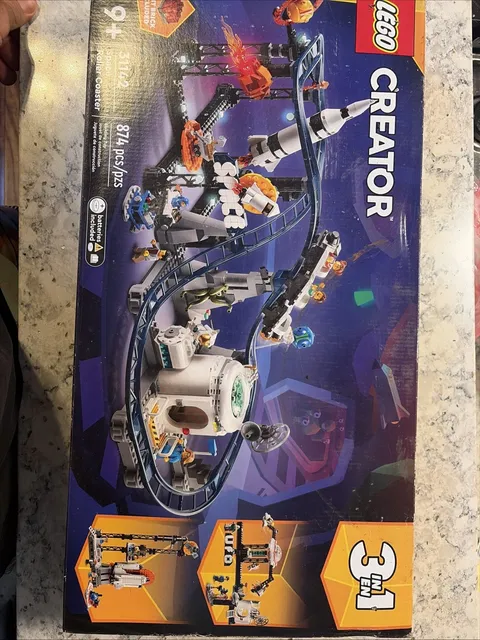 LEGO Creator 3-in-1 31142 Space Roller Coaster New Sealed Damaged Box