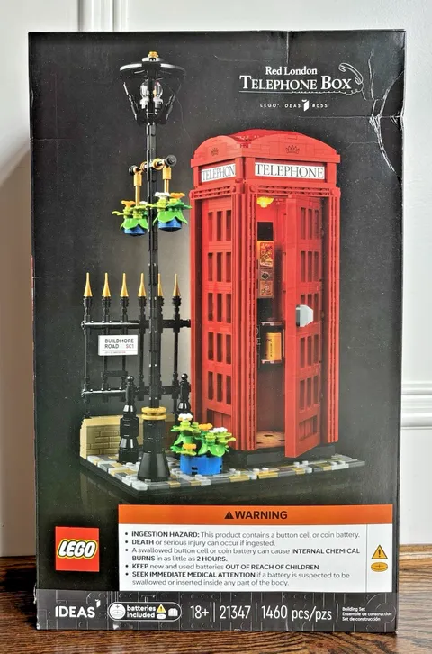 Lego 21347 Red London Telephone Box Ideas Set NEW in Box Sealed