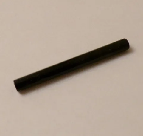 Lego x2 Black 4L Rod, Wand, 30374 (028-186)