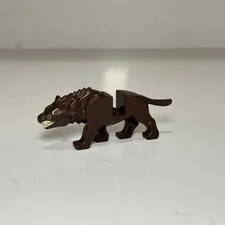 LEGO Figure Warg Dark Brown from 79012 No Saddle Used