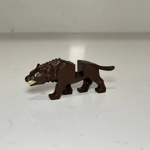 LEGO Figure Warg Dark Brown from 79012 No Saddle Used