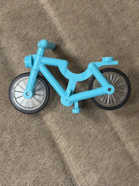 Lego Medium Azure Bicycle with Handlebars with Trans-Clear Wheels Part