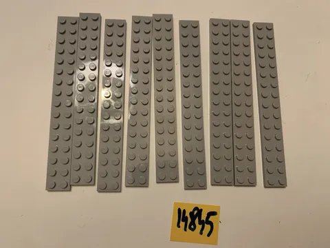 Lego Parts Lot Grey Plates