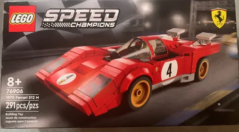 LEGO SPEED CHAMPIONS: 1970 Ferrari 512 M (76906) brand new, unopened box.