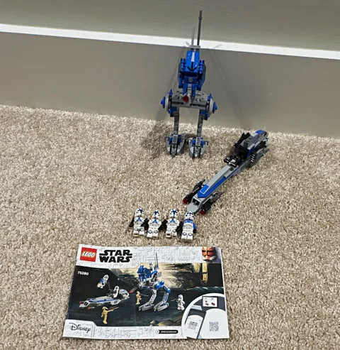 LEGO Star Wars 75280 501st Legion Clone Troopers minifigs + instructions no box