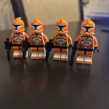 LEGO Star Wars Clone Bomb Squad Troopers x4 SW0299 Phase I Clone Lot of 4