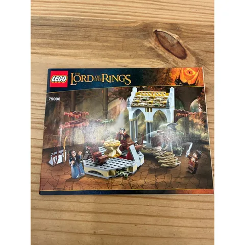 Lego Lord of the Rings The Council of Elrond Instruction Manual for Set 79006