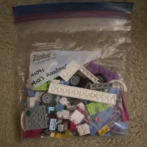 LEGO Friends 41091 Mia's Roadster Bulk Parts Lot Multicolor Bag