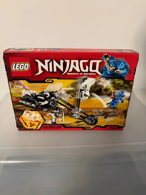 LEGO Ninjago: Skull Motorbike (2259) - New Sealed Jay The Golden Weapons Chopov