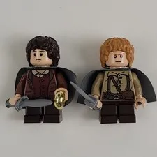 LEGO Lord of the Rings Minifigures Frodo Baggins & Samwise Gamgee Sting One Ring