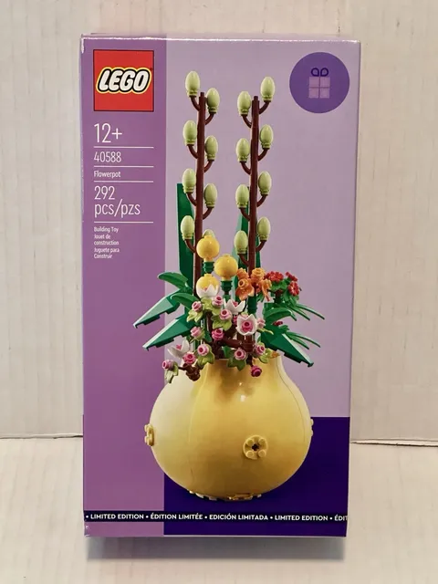 Lego 40588 Flowerpot Set Brand New Factory Sealed