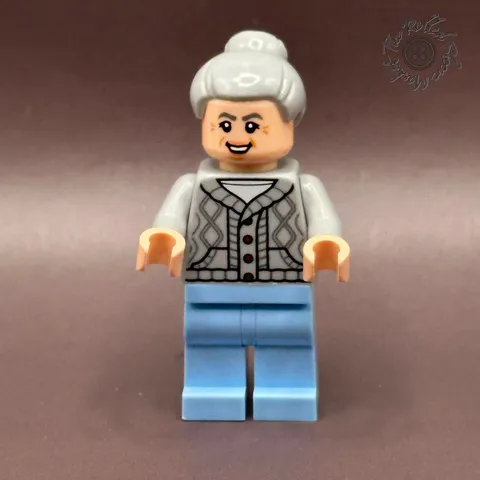 LEGO Minifigure Marvel Aunt May sh1058 Spider-Man 2 76321 Grey Sweater