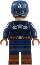 LEGO® Minifig sh1128 - Captain America - Dark Blue Suit
