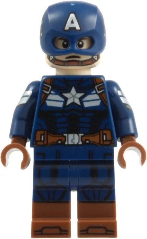 LEGO® Minifig sh1128 - Captain America - Dark Blue Suit