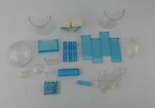 Lego Lot Clear Translucent Windshield Dome Cabinet Clip Light
