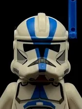 Lego Star Wars 501st Clone Trooper Misprint Minifigure Helmet Prototype Error