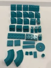 LEGO Teal Blocks Pieces Parts Elements Lot