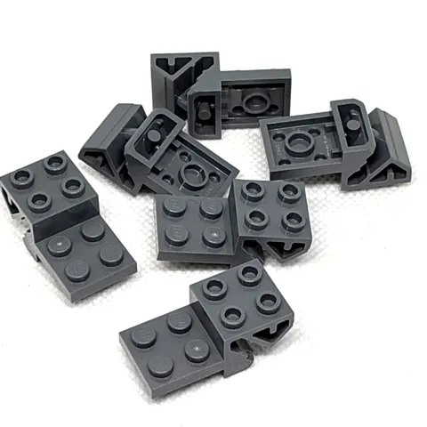 LEGO Parts - Dark Bluish Gray Vehicle, Base 2 x 4 Suspension - No 69963 - QTY 6
