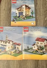 Lego Creator 3 In 1 House - 3 Manuals Only #31012