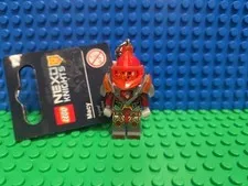 Lego Macy Halbert Key Chain Minifigure Nexo Knights 853682 CMF Lot Rare Retired 