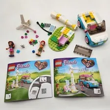 LEGO FRIENDS: #41443 & 41364 Olivia's Electric Car Camping Kits 2 Sets READ