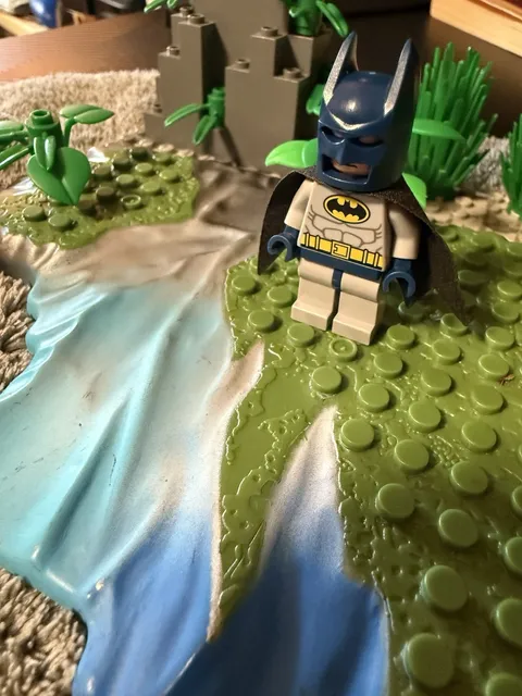 Retried Dark Blue Lego Batman Minifigure