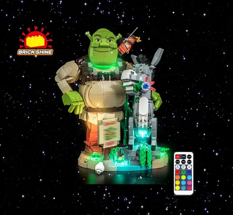 Brick Shine - GC Light kit for Lego Shrek, Donkey & Puss in Boots 72423 (NEW)
