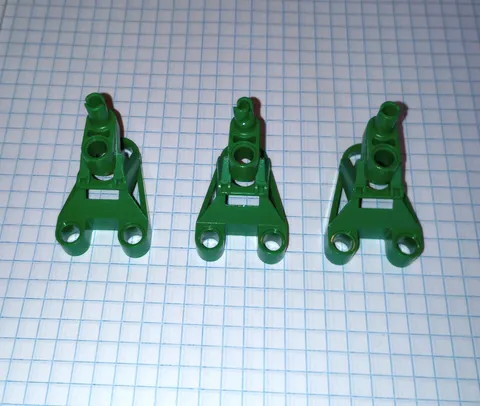 3 Bionicle Lego 32576 in Green Foot Feet Tohunga style 3 pieces WYSIWYG