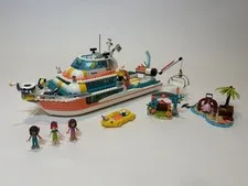 Lego Friends Rescue Mission Boat 41381 Used No Box/Instructions See Details