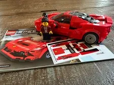LEGO Speed Champions Ferrari F8 Tributo 76895 100% Complete 2020 Unused Stickers