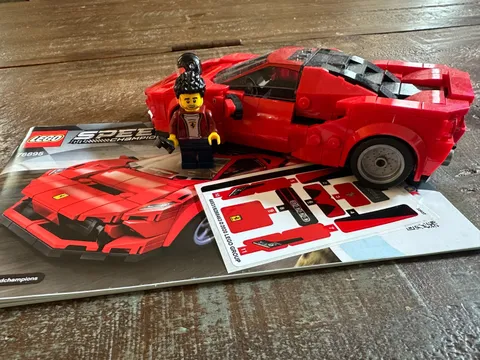 LEGO Speed Champions Ferrari F8 Tributo 76895 100% Complete 2020 Unused Stickers