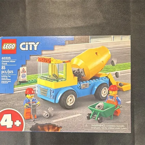 LEGO City Cement Mixer Truck 60325 85 pcs Learn to Build Set Ages 4+