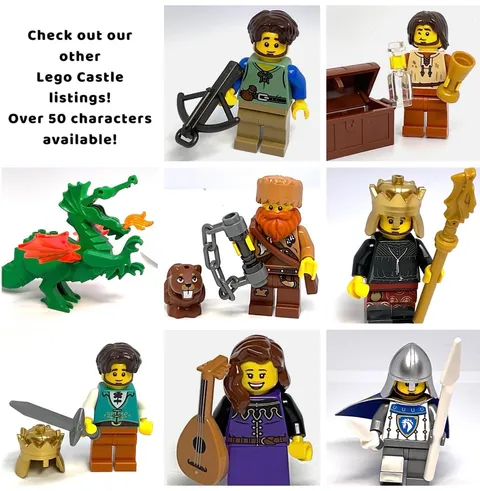 Lego Castle Minifigure - Archer Pirate Forestman Maiden - Medieval Characters