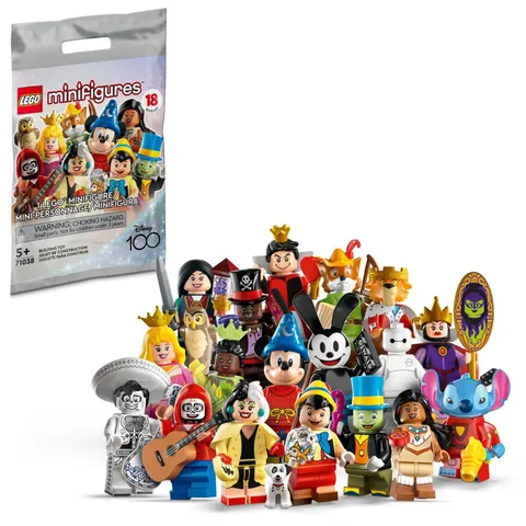 LEGO 71038 Disney 100 Minifigures - SEALED NEW Set of 18 - Canadian Seller!