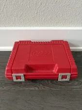 Vintage 1984 Classic Lego Red Box Storage Carrying Case 12”x8”x3.5” Hard