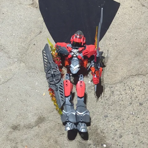 LEGO Exo-Toa Mixed Build Bulk Lot Red Exo-Toa Mech & Black/Yellow Mech