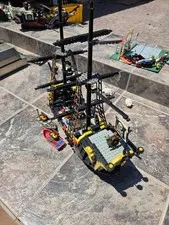 LEGO Pirates: 1989 Black Seas Barracuda (6285)Missing Sails &Slightly Modified